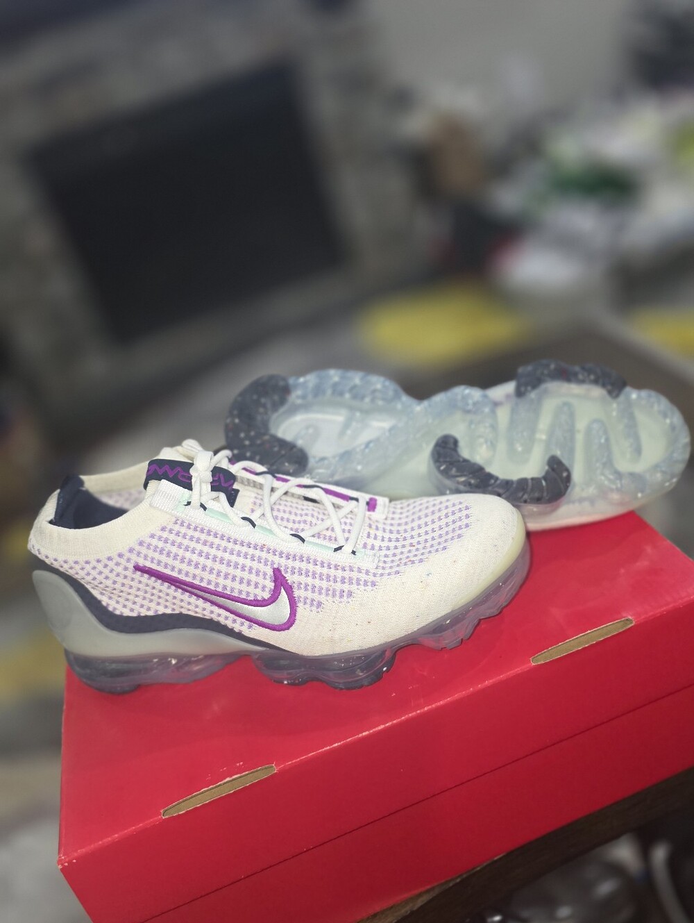 Nike Air VaporMax 2021 FK Violet Frost Midnight Navy Sneakers